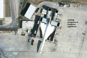 Concorde visti dal satellite