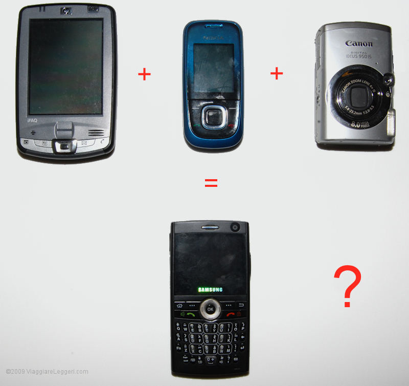 PDA piu' compatta digitale piu' cellulare uguale smartphone?