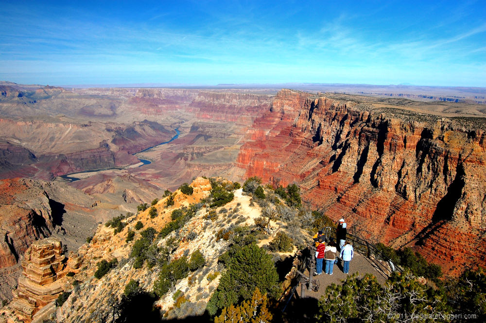 Punto panoramico sul Grand Canyon