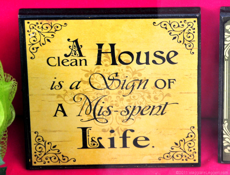 Una casa pulita...