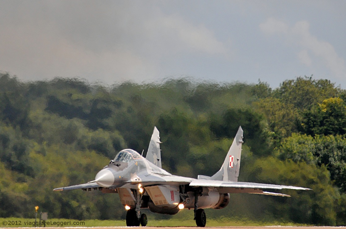MiG-29 dell'aviazione polacca al RIAT 2012