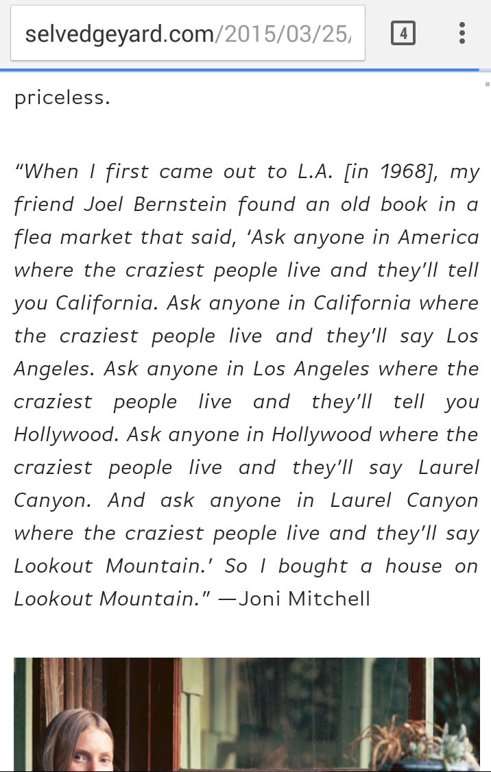 Le parole di Joni Mitchell