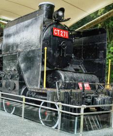 La locomotiva a vapore di Dawulun