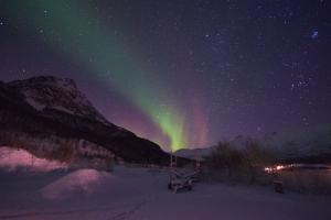 Aurora boreale, Tromso, Norvegia