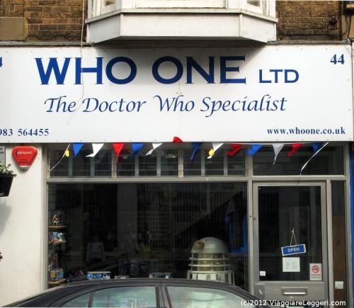 Negozio dedicato solo a Doctor Who, la popolare