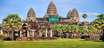 Il tempio di Angkor Wat, edificato nel dodicesimo
