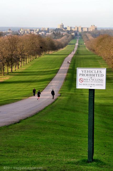 Windsor: vietato pedalare sulla Long Walk