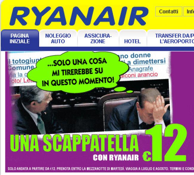 Berlusconi e la Ryanair