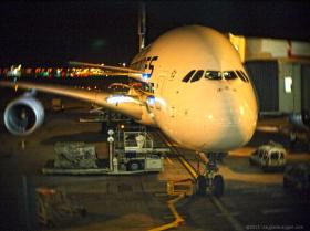 Note da un Airbus A380 in volo verso Singapore