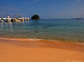Spiaggia e isola a Tioman Pulau, Malesia