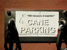 Cane parking: come massacrare due lingue in un colpo solo