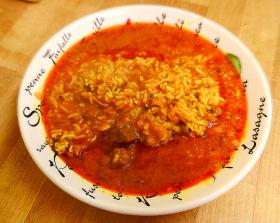 La seconda porzione di curry, quella quasi tollerabile