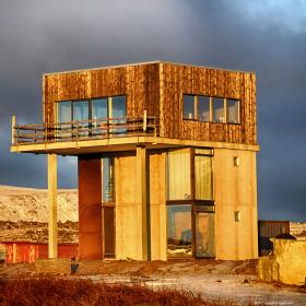 Una casa islandese molto lineare