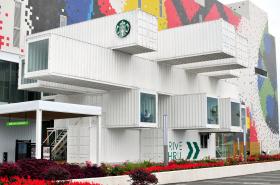 Starbucks fatto coi container, Hualien