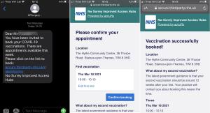 Vaccinarsi contro il coronavirus in Inghilterra