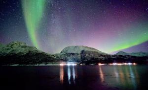 Permutazioni di una aurora boreale norvegese