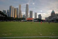Campi di calcio a Singapore, di fronte a Esplanade Park