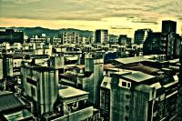 Vista di Taipei dallo Sherwood Hotel